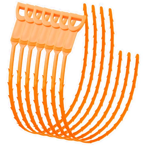 Tuiasn 25 Inch Hair Drain Cleaner Tools, 20 Inch Sink Drain Clog Remover Cleaning Tool, 7 in 1 Drain Augers Hair Catcher, Hair Cather Shower Drain Tools for Kitchen, Sink, Bathroom, Sewer
