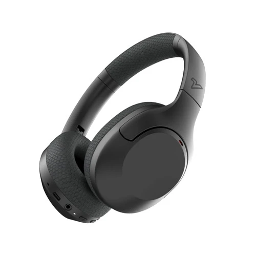 VOKALEN Hyper Pro Adaptive Active Noise Cancelling Headphones, Wireless Bluetooth Over Ear Headphones with mic, 60H Playtime, Comfort Mesh Ear Cushions, Deep Bass Hi-Res Audio, Custom EQ (Black)
