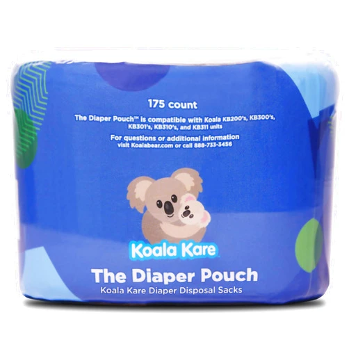 Koala Kare The Diaper Pouch™ - Diaper Disposal Sacks for Koala Baby Changing Stations, 175 Sacks per Cartridge, Model KB160-X6 (6 Pack of Cartridges)