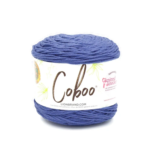 Lion Brand Yarn Coboo, Soft Yarn for Knitting, Crochet, and Crafts, Admiral, 1 Pack