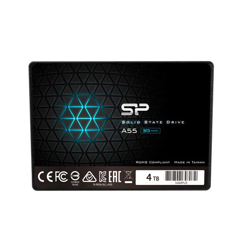 SP Silicon Power Silicon Power 4TB SSD 3D NAND A55 SLC Cache Performance Boost SATA III 2.5