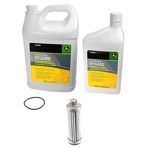 John Deere GX255/GX325/GX335/GX345/GX355 Transmission Filter/Oil Kit - MIA881446A