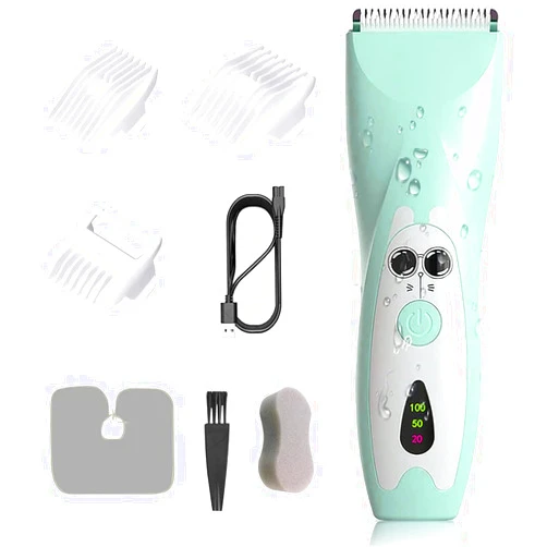LANMODA Baby Hair Clippers, Ultra-Quiet Hair Trimmer for Toddler Children with Autism, Waterproof Rechargeable Haircut Kit for Infant Kids