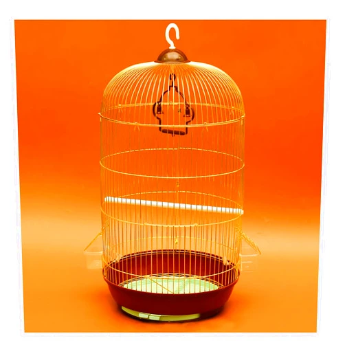 QTBH Flight Cage Luxury Large Myna Parrot Cage Black Phoenix Peony Maniac Wire Bird Cage Breeding Cage Metal Decoration Bird Cage
