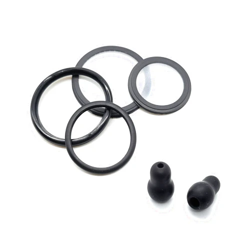 Highlandy Adult + Pediatric Diaphragm with Rim Assemblies. Fits Cardiology III (3) + 2 Extra Ear Pieces. Compatible with Littmann and Other Stethoscopes
