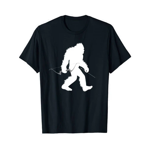 Cryptid Archer Gift Apparel Bigfoot Archery Sasquatch Compound Bow Archer T-Shirt