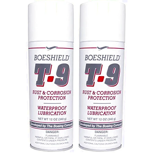 BOESHIELD T-9 Rust & Corrosion Protection/Inhibitor and Waterproof Lubrication, 12 oz. (Тwo Рack)