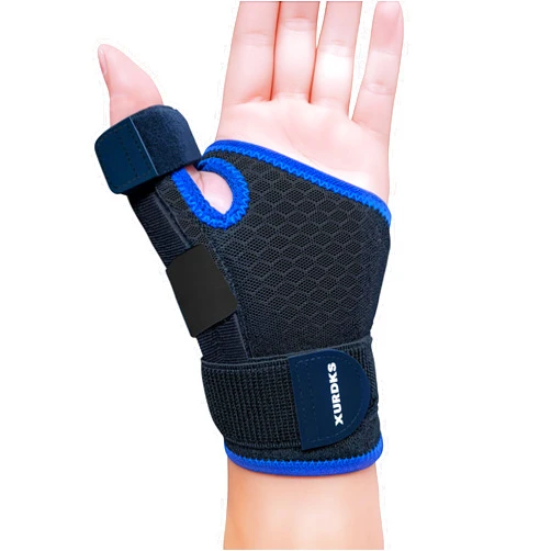 XURDKS Adjustable Ergonomical Thumb Spica Splint Thumb Stabilizer for Right Hand or Left Hand,Thumb Brace Thumb Support for Trigger Finger,Arthritis,Sprains,De Quervains Tenosynovitis,CMC Pain (S/M)