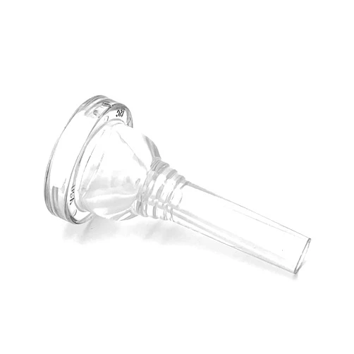 Kelly Mouthpieces KELLY-12C - Small-shank Trombone/Baritone Lexan-Mouthpiece - Crystal-Clear