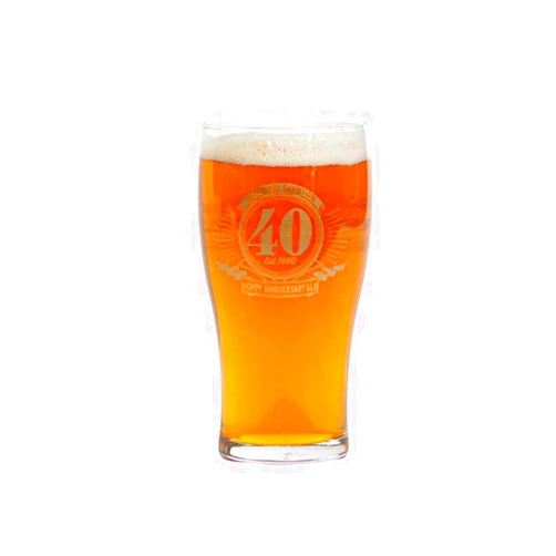 Sierra Nevada Brewing Company 40th Anniversary Tulip Glass