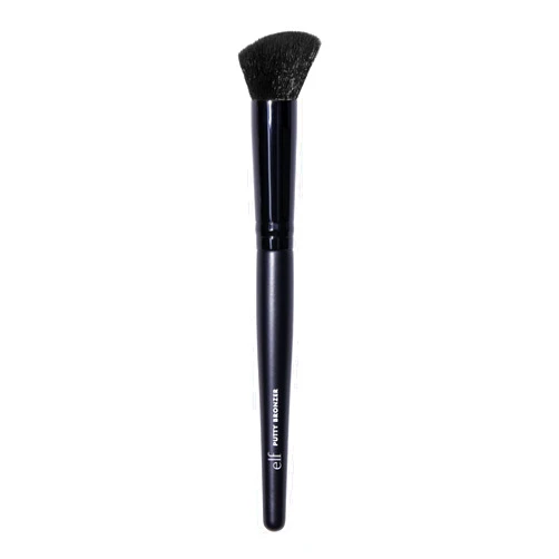 e.l.f. Putty Bronzer Brush, Angled Makeup Brush For Contour & Highlight, Made For The e.l.f. Putty Bronzer, Flawless Sanitary Application