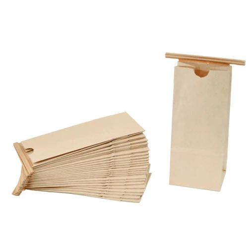 JA Kitchens 1/2 Pound Kraft Coffee Bags - 50 Count - Brown