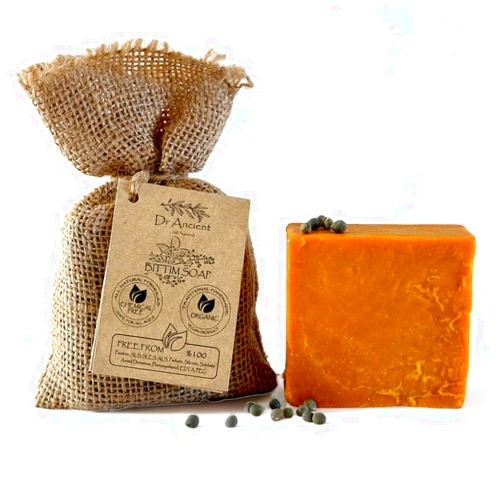 Dr.Ancient Wild Pistacia Bittim Soap Bar Organic Natural Vegan Traditional Handmade Antique - No Chemicals, Pure Natural Soaps!