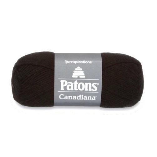 Patons Canadiana Yarn, Black