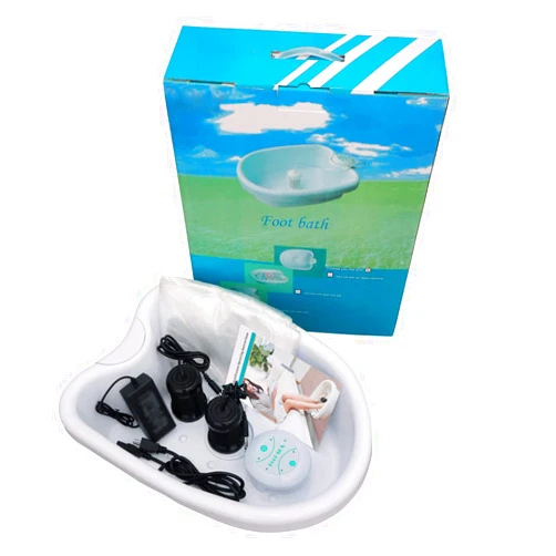 Vitaciti Portable Ionic Detox Foot Bath Machine, Ionic Detox Feet Spa Chi Cleanse with Professional Tub Basin, Two Arrays, Birthday Gift for Parents，Foot Spa Bath for Home Use