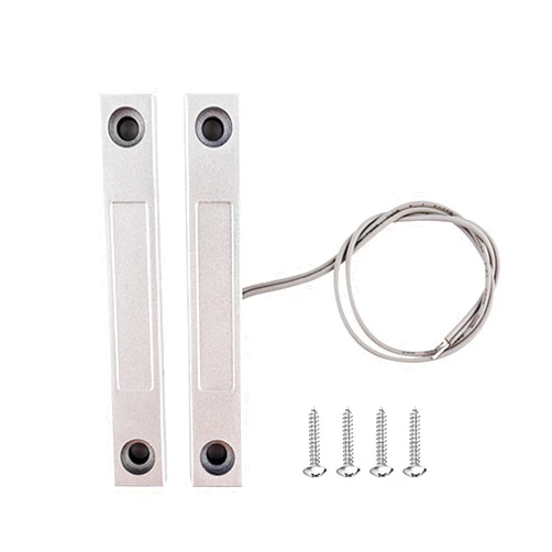 AOAUTO Home Security Wired Rolling Door Contact Magnetic Reed Switch Alarm Sensor Magnetic Switch,NC