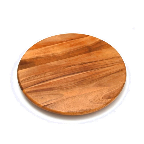 Lipper International Acacia Wood 18-Inch Lazy Susan Kitchen Turntable