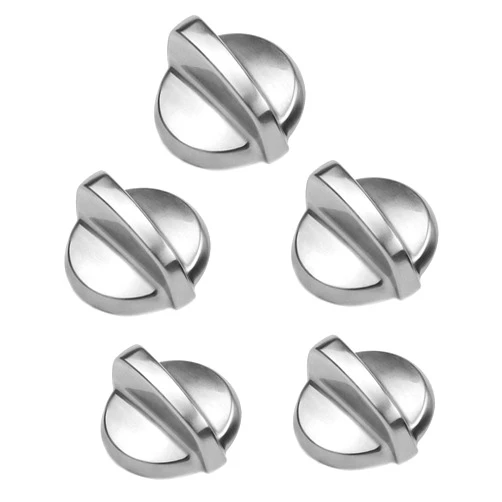 Fetechmate WB03T10325 Heavy Metal Knobs Compatible with G.e Cooktop Burner Stove Knob Replace WB03T10325 2691864 PS3510510 (5 Pack)
