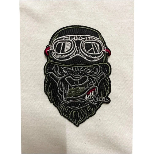 WORLD OF PATCHES Gorilla Iron on Patch Animal Sew On Patch Embroidered Applique for DIY Iron on Patch on Clothes