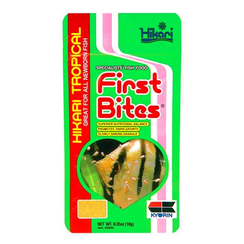 Hikari Tropical First Bites Fish Food, 0.35 oz (10g)