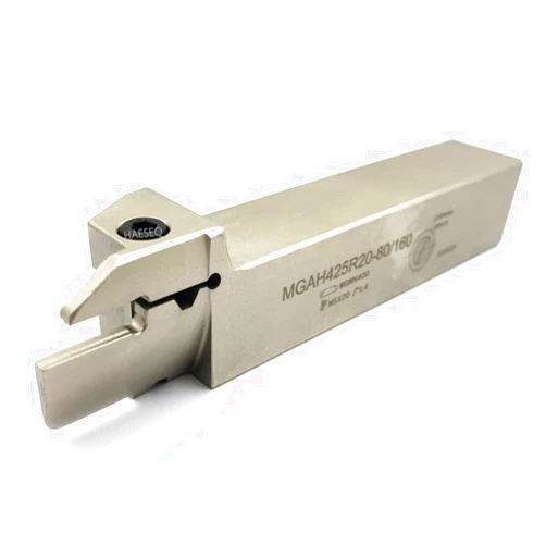 SRCGG 1pc MGAH MGAH216 MGAH220 MGAH225 MGAH320 MGAH420 CNC Metal Lathe Tool Groove Cutter External End Face Grooving Turning Tool Holder(Size:325R16-50-80)
