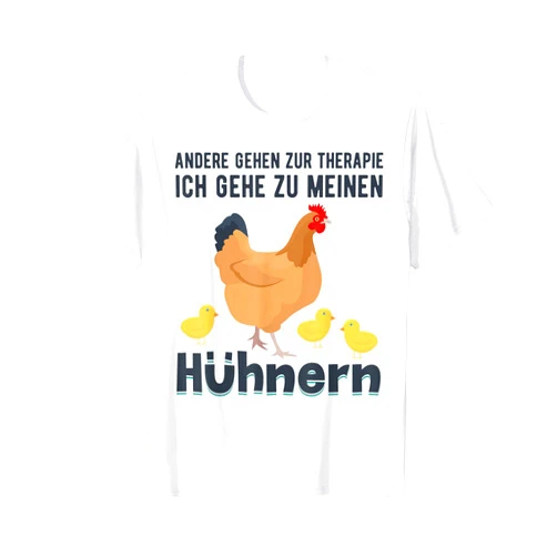 Landwirt Bauer Hühner Flüsterer Geschenkideen Chicken farmer Other Walking to Therapy Saying Gift T-Shirt