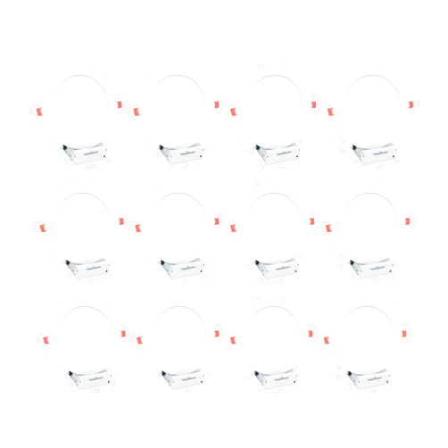 ANC 6-Inch 12W 800lm 120V Ultra Thin Recessed Light,CCT Color Temperature Selectable 3000K | 4000K | 5000K, Retrofit Downlight,Dimmable Wafer Light, ETL Certified 12 Pack