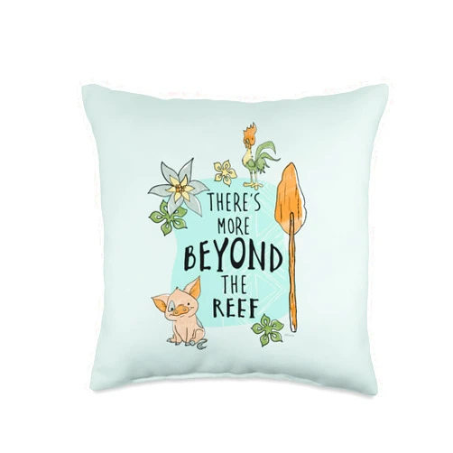 Disney Princess Moana There’s More Beyond The Reef Throw Pillow