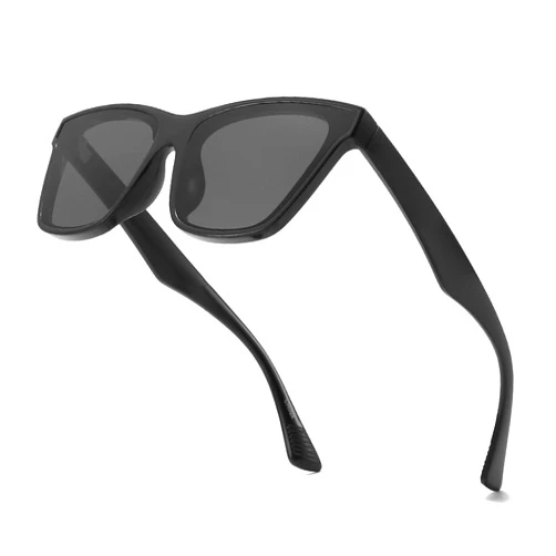 Dollger Square Cat Eye Sunglasses for Women Men, Trendy Retro Cateye Shades Sun Glasses UV 400 Protection