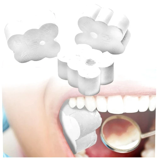 MENURSY 100 Pcs Disposable Dental Bite Blocks - Mouth Props Opener, Teeth Clenching Supporter for Kids and Adults, EPP Foam Material