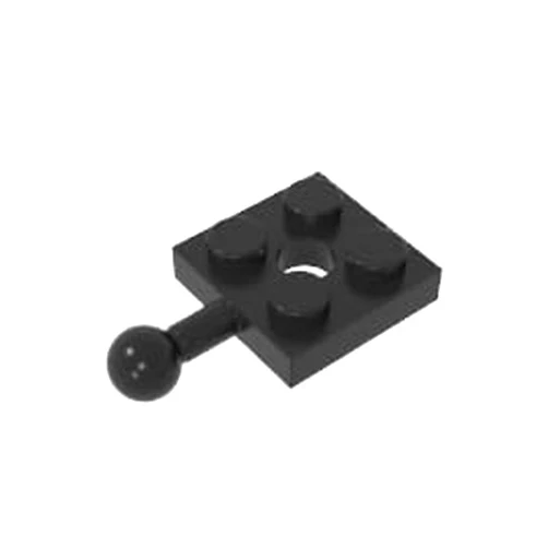 Eske Kouri Gobricks GDS-1052-080 Plate Special 2 x 2 with Towball and Hole Compatible with 15456 All Major Brick Brands Toys Building Blocks Technicialal Parts Assembles DIY