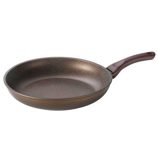 MOPITA SMART LIVING Mopita AMRP20MO101 Ambra Induction Forged Aluminum Frypan with Wood Effect Handle, 20 x 4.5 cm