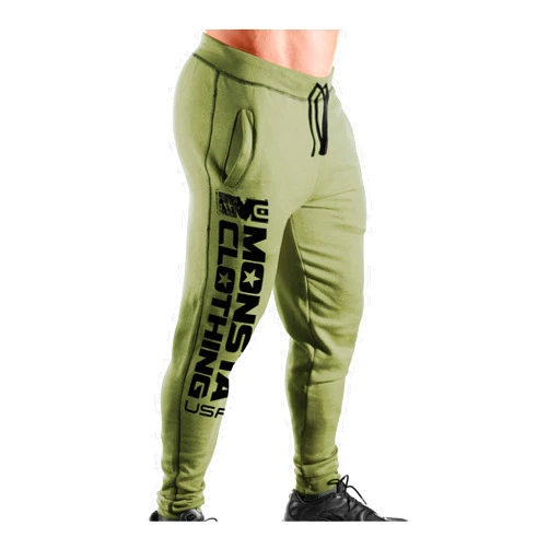 Monsta Clothing Co. Mens Workout (ES: MC-Monsta Clothing USA) Gym Cuffed Joggers