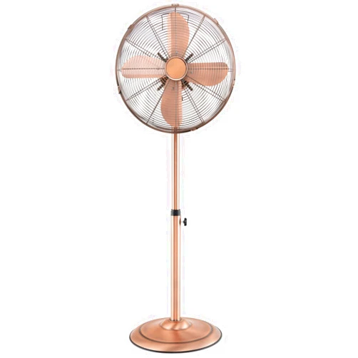 ARLIME Pedestal Fan, 16 Inch Oscillating Ventilator w/ 3 Speeds & Adjustable Height, 75° Oscillation & 20° Tilt, Heavy Duty Metal Aluminum Blades, Standing Fan for Bedroom, Home Office, Garage