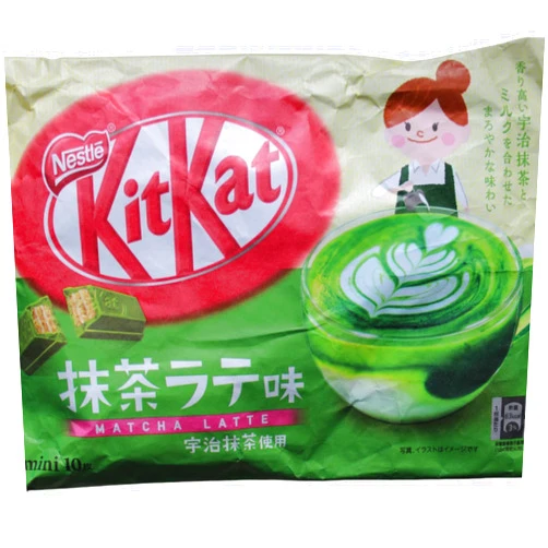 Kit Kat Nestlé KitKat Mini Chocolate Bar Matcha Latte 10 pcs