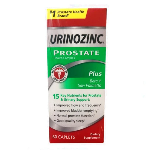 Dabria URINOZINC PROSTATE Health Complex Plus Beta+Saw Palmetto 60 CAPLETS