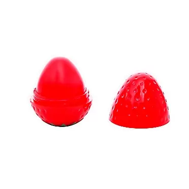Grebest Lip Cream Soften Nourishing Safe Cartoon Fruit Shape Lip Protector Repair Lip Wrinkle 12g Strawberry