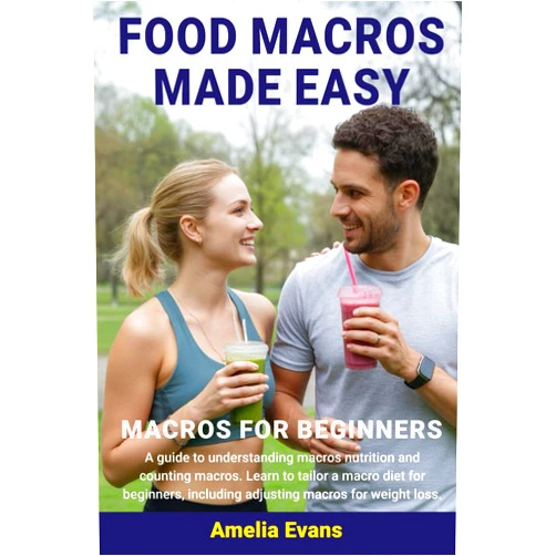 Amelia Evans Food Macros Made Easy: Macros for Beginners. A guide to understanding macros nutrition and counting macros. Learn to tailor a macro diet for beginners, including adjusting macros for weight loss.