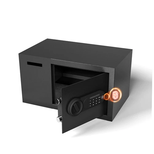 KAER Biometric Home Safe, Multi-Function Safes,Fingerprint Gun Safe Box,Money Box for Jewelry Handgun Cash Valuables,Perfect for Home/Office/Hotel/Shop, 1.16 Cubic Feet