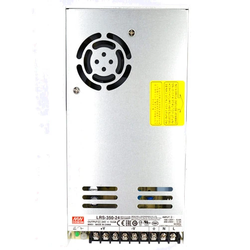 Mean Well LRS-350-24 AC/DC Switching Power Supply 350.4W 24V 14.6 Amp Single Output (LRS Series 350W 24V SMPS)