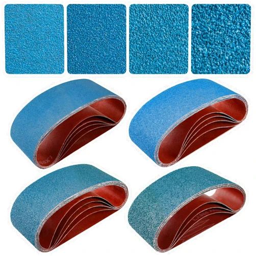 Tanzfrosch 3x18 Inch Belt Sander Sanding Belts Kit 20 Pcs (5 Each of 40/60/80/120 Grits), Zirconia Belt Sander Paper Sanding Belts for Wood, Metal, Cars, and Furniture, 20-Pack