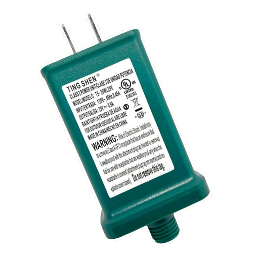Partx Power Supply TS-26WL29V Class 2 LED Transformer 29V 0.9A 26W LED Raintight IP44 US Plug Adapter, Seasonal-Use LED Driver for LED String Light, Holiday Lighting, Christmas X-Mas Tree