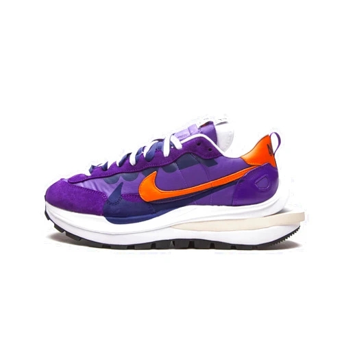 Nike Sacai Vaporwaffle by Nike - Dark Iris Campfire Orange