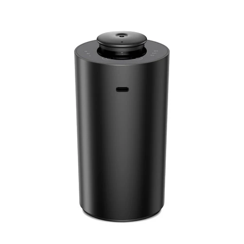 Airversa Waterless Essential Oil Diffuser for Home Aromatherapy Scent Diffusers with 3 Timer Settings or Timer-Off, 3 Mist Levels for Car Room Studio Office, ANX Premium Metal Black