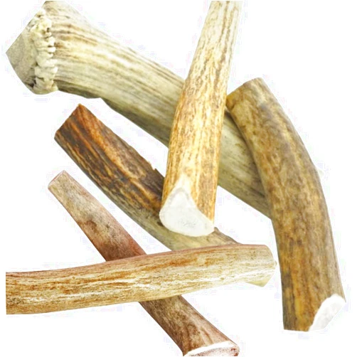 hotspot pets Premium Elk Antlers for Dogs - 4-10 Inch Large Dog Antler Chews (1LB Bag) Naturally Shed Antler Bone for Large Breed Aggressive Chewers - Made in USA - Promotes Dental Hygiene
