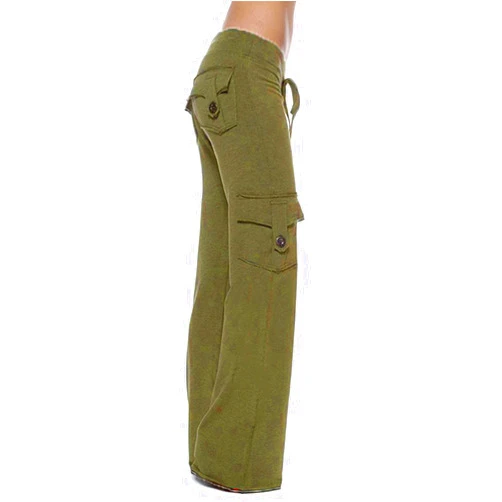 Asntrgd Wide Leg Cargo Pants for Women Plus Size High Wraist Yoga Pants with Pockets Y2K Hiking Baggy Jeans Sweatpants