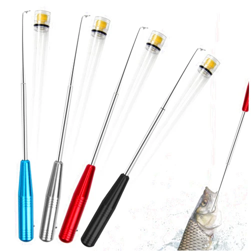 Boyistar Fishing Hook Remover, Boyistar Fishing Hook Quick Removal Descending Device, Security Extractor Fishhook Disconnect Removal Tool with Storage Tubes