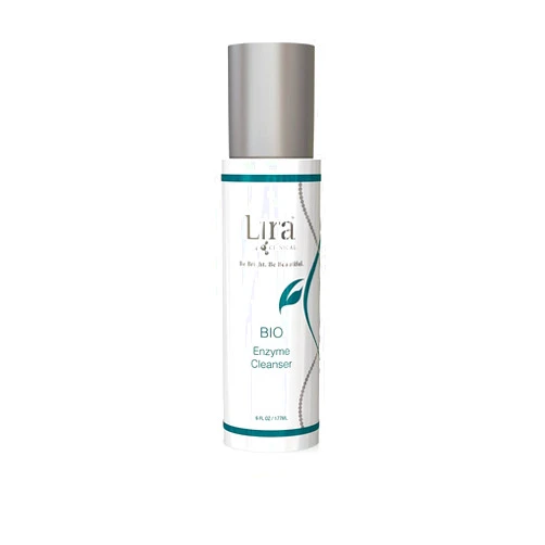 Lira Clinical Bio Enzyme Face Cleanser - 6 oz - Brightening and Anti Aging Face Wash with Plant Stem Cells