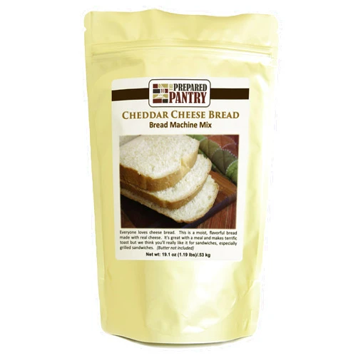 The Prepared Pantry Cheddar Cheese Bread Mix; Single Pack; For Bread Machine or Oven