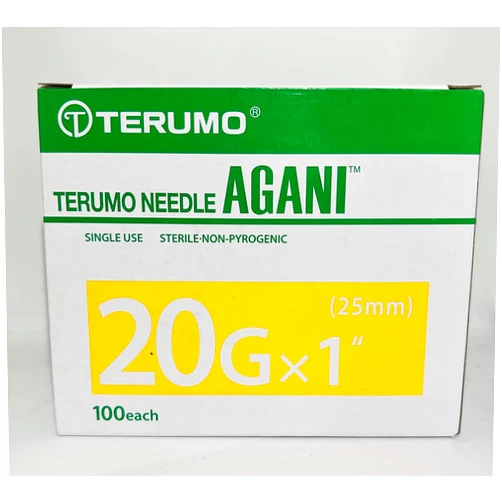 Generic Terum 20G x 1 inch (0.90x25mm) 100 Each/Pack